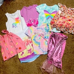 3T summer tops and mermaid tail!
